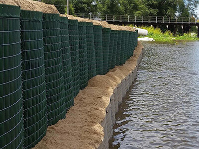 Gabion Hesco Barrier Water Errosion Prevention
