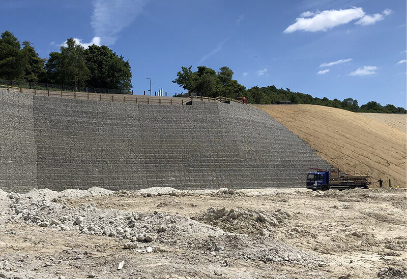 Gabion Wall for Costal Protection