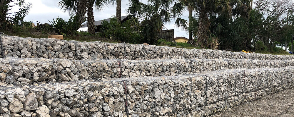 River Protection with Gabion Basket