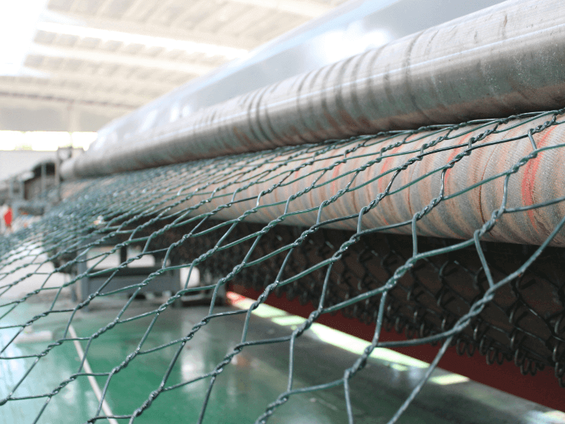 PET Gabion Wire Mesh Production PET Gabion Wire Mesh Production